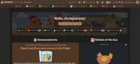 ChickenPet dashboard page